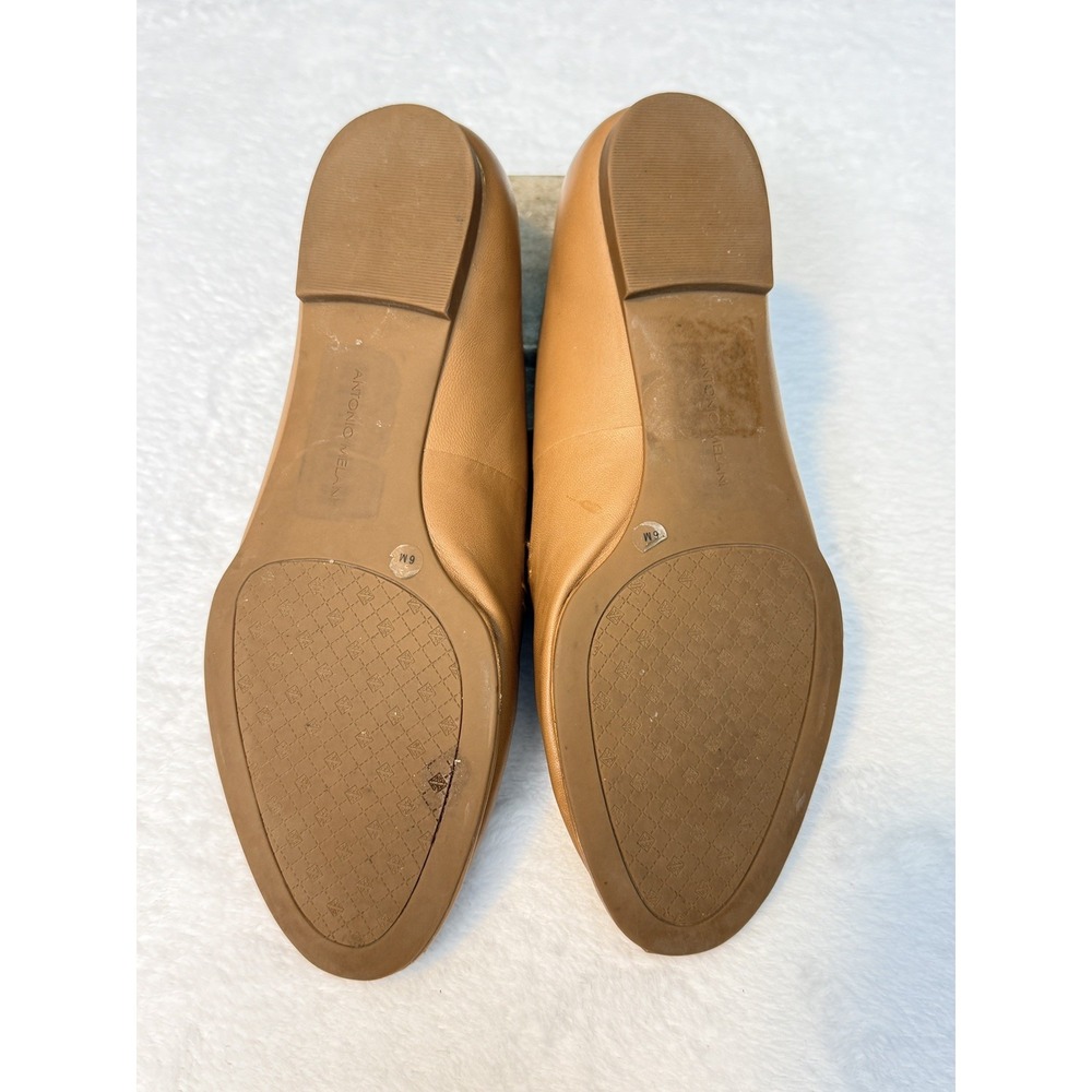Antonio Melani Brown Glen Leather Slip on Shoes 6M Soft, Flexible, Comfortable - Picture 4 of 6